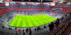 Interior of the Allianz Arena seen from the east stand